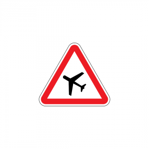 A21 - Pista de aviação - Sinais de Perigo