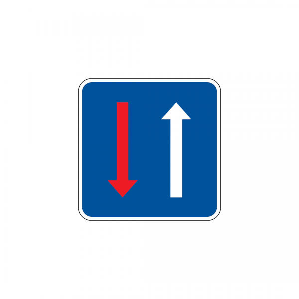 B6 - Prioridade nos estreitamentos da faixa de rodagem - Sinais de Cedência de Passagem