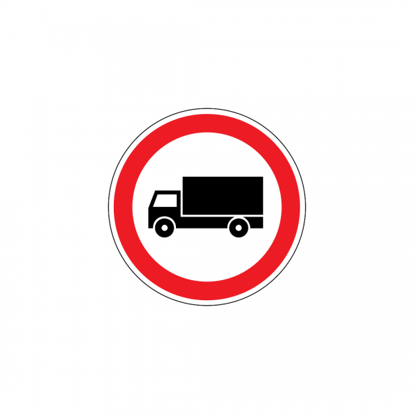 C3C - Trânsito proibido a automóveis de mercadorias - Sinais de Proibição