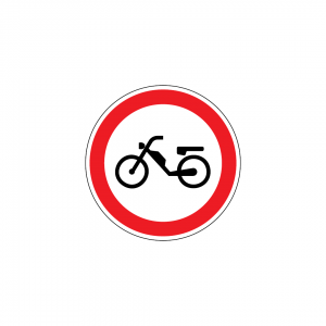 C3F - Trânsito proibido a ciclomotores - Sinais de Proibição