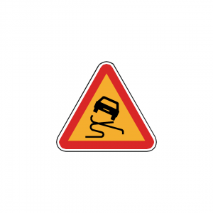 AT11-A5 - Pavimento escorregadio - AT | Sinais de Perigo
