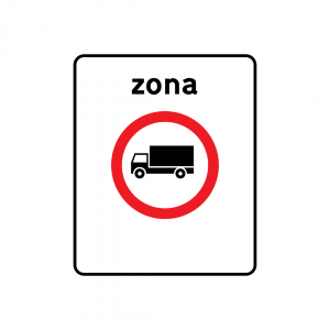 G5B - Zona de trânsito proibido - Sinais de Zona
